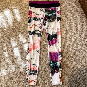 LULULEMON RUCHED HIGH WAIST LEGGINGS 8